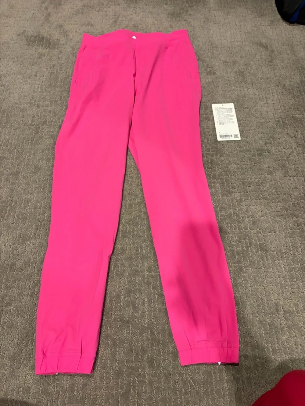 Like new! Rare Lululemon Adapted State HR Joggers in Sonic Pink Size 6